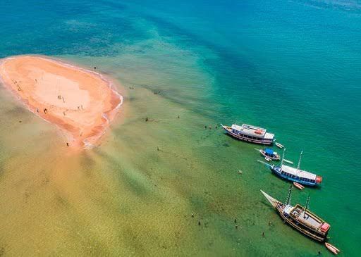 Passeio Fluvial Coroa Alta em Porto Seguro